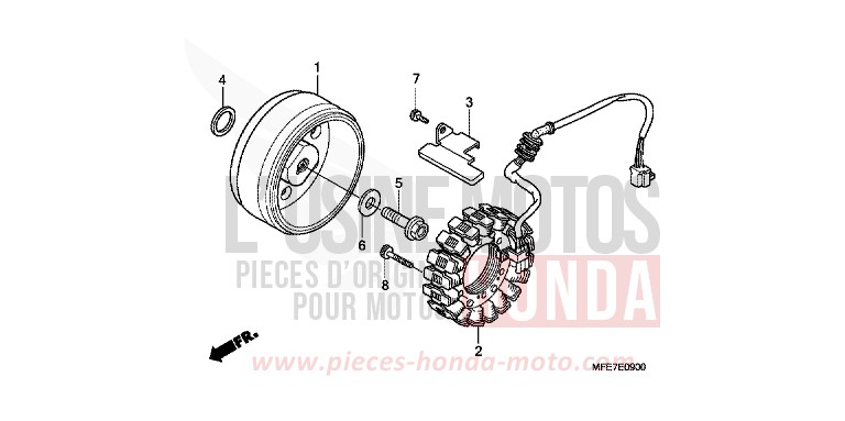 GENERATRICE de Shadow Aero GRAPHITE BLACK (NHB01) 2008